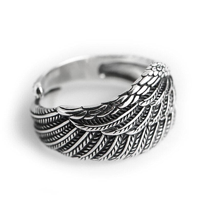 Bague Indienne Plume (Argent)