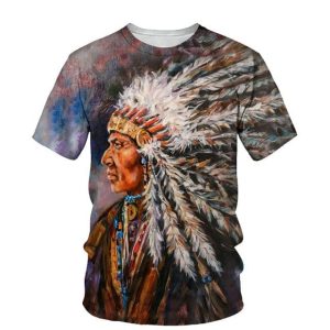 T-shirt Indien Portrait