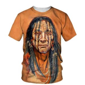 T-shirt Indien Visage Paint