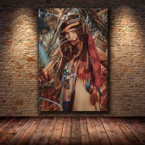Tableau Indien  Fantaisie et Beauté