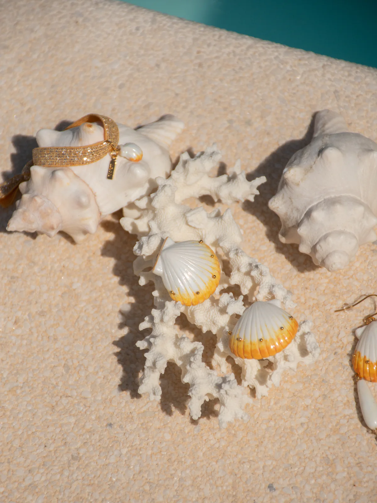 Puces d'oreilles coquillage nacré – Image 5