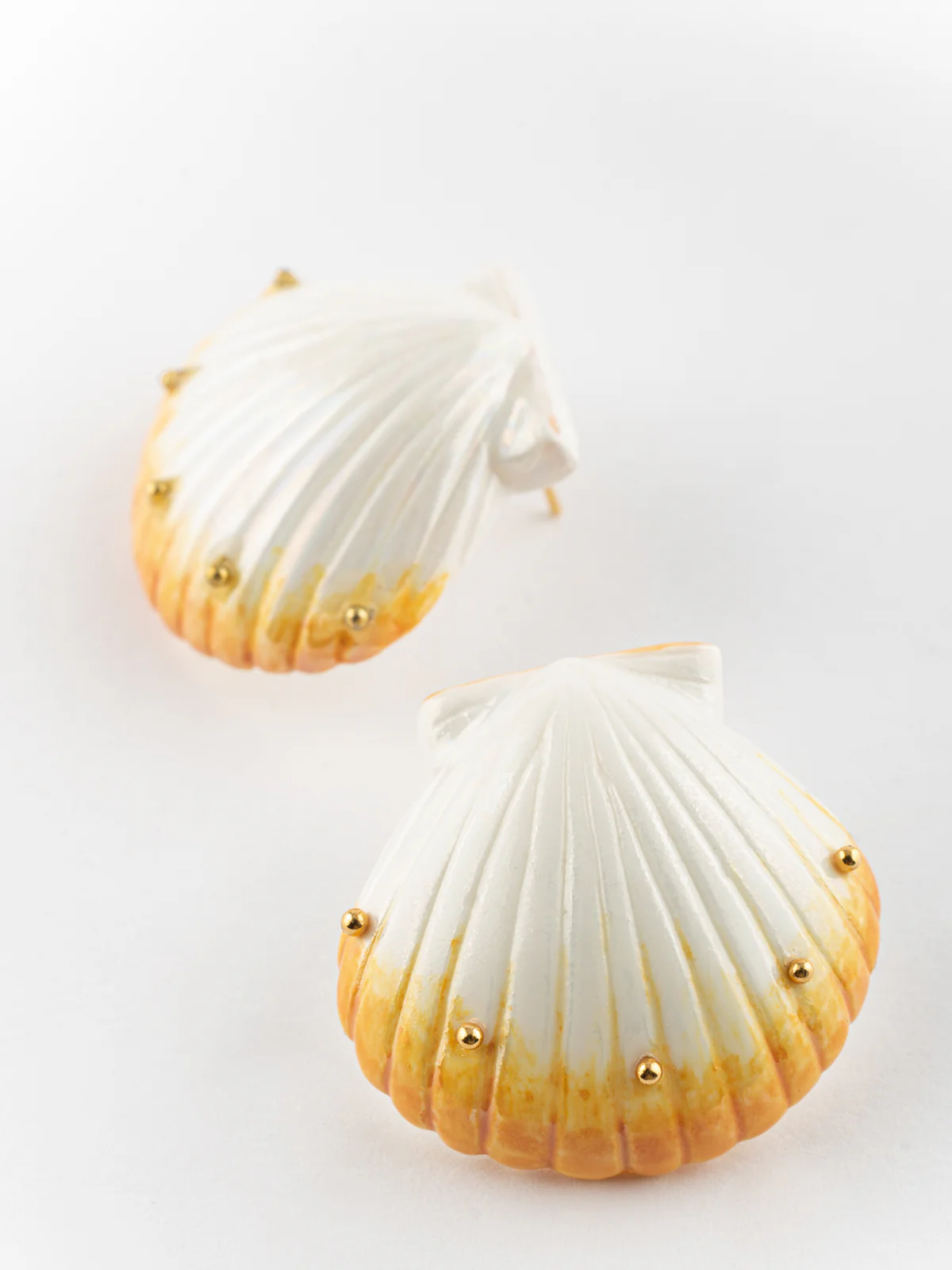 Puces d'oreilles coquillage nacré – Image 6