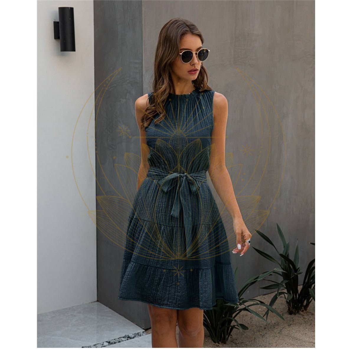 Robe Courte Chic Noeud