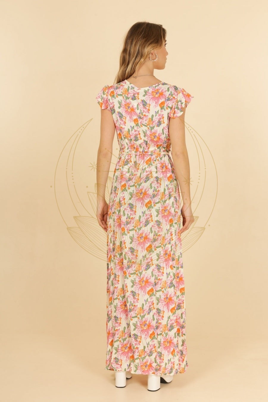 Robe Bohème Longue Vanille – Image 4