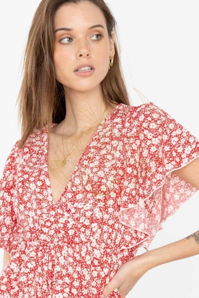 Robe Courte Bohème Fleurie – Image 5