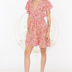 Robe Courte Bohème Fleurie