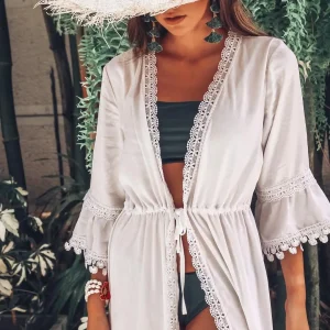Robe De Plage Avec Manches