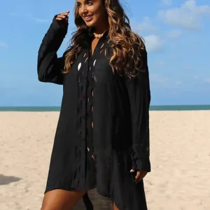 Robe De Plage Broderie Anglaise