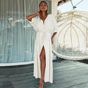 Robe De Plage Chemisier