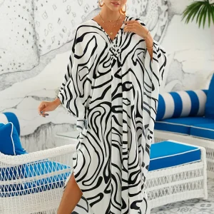 Robe De Plage Imprimé