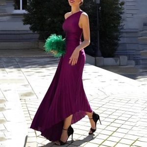 Robe Satin Violet