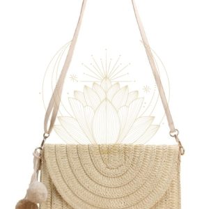 Sac Pochette Paille Bohème