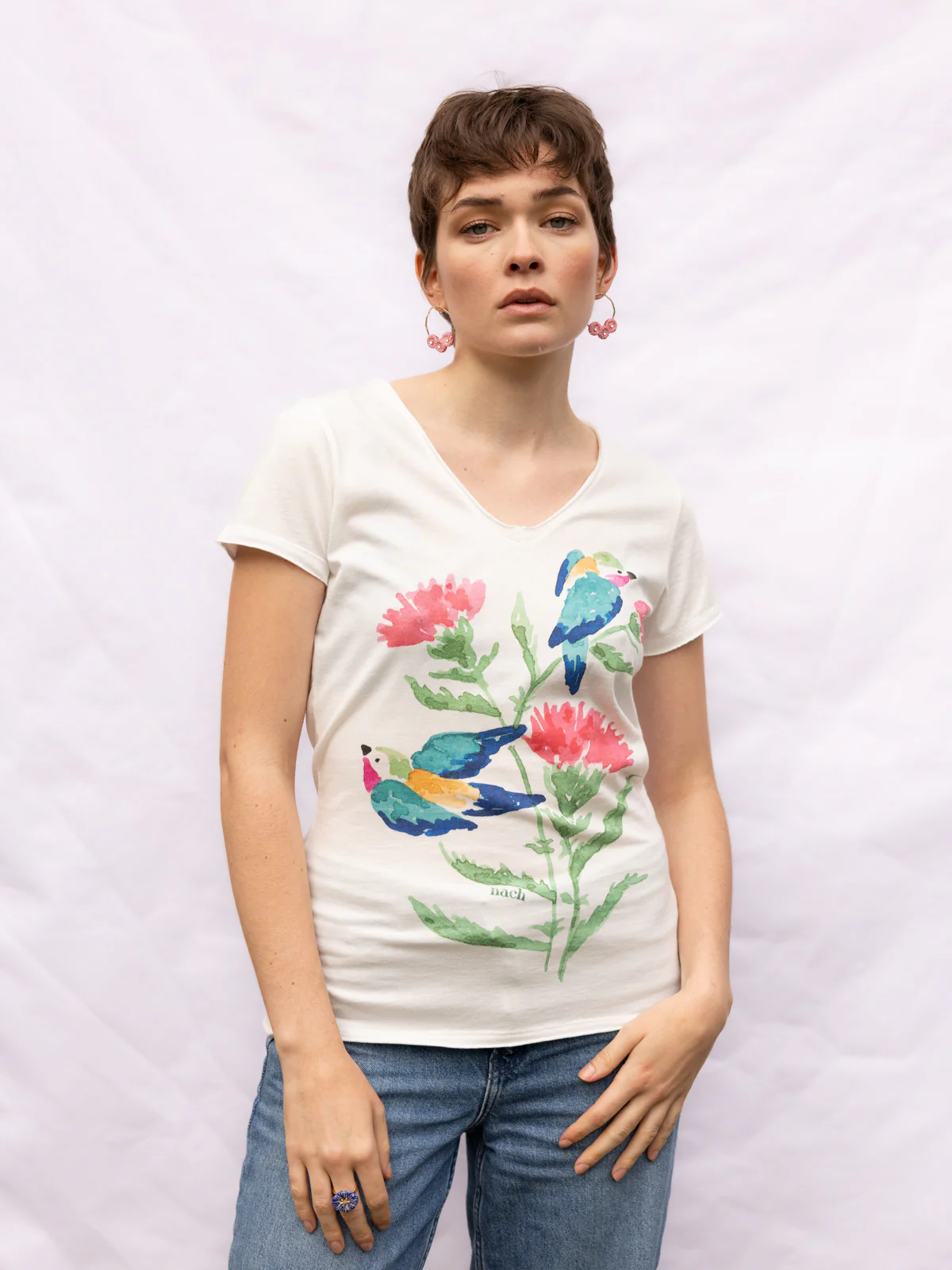 T-shirt Victor - fleur sauvage – Image 5