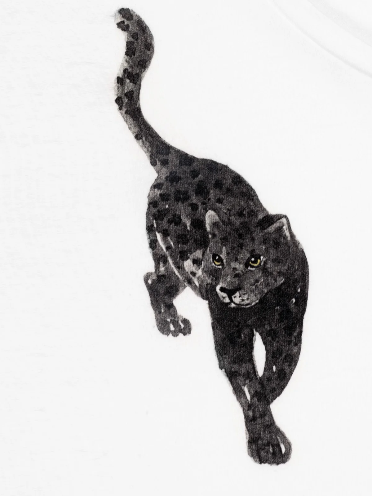 T-shirt panthère noire face à face – Image 6