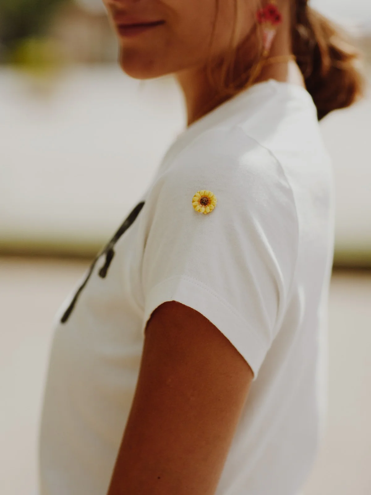 T-shirt panthère noire face à face – Image 3