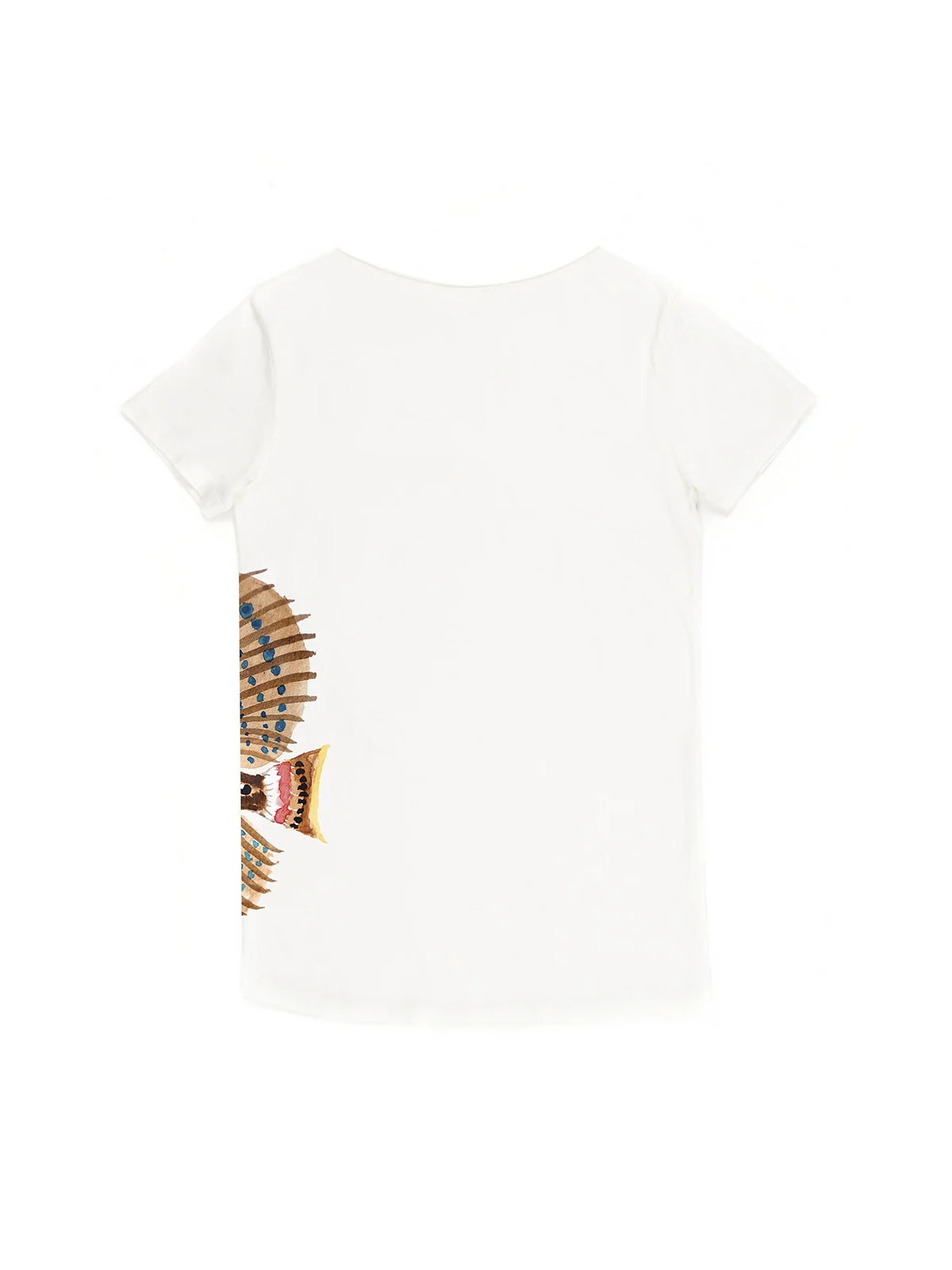 T-shirt Olga - poissons marrons – Image 3